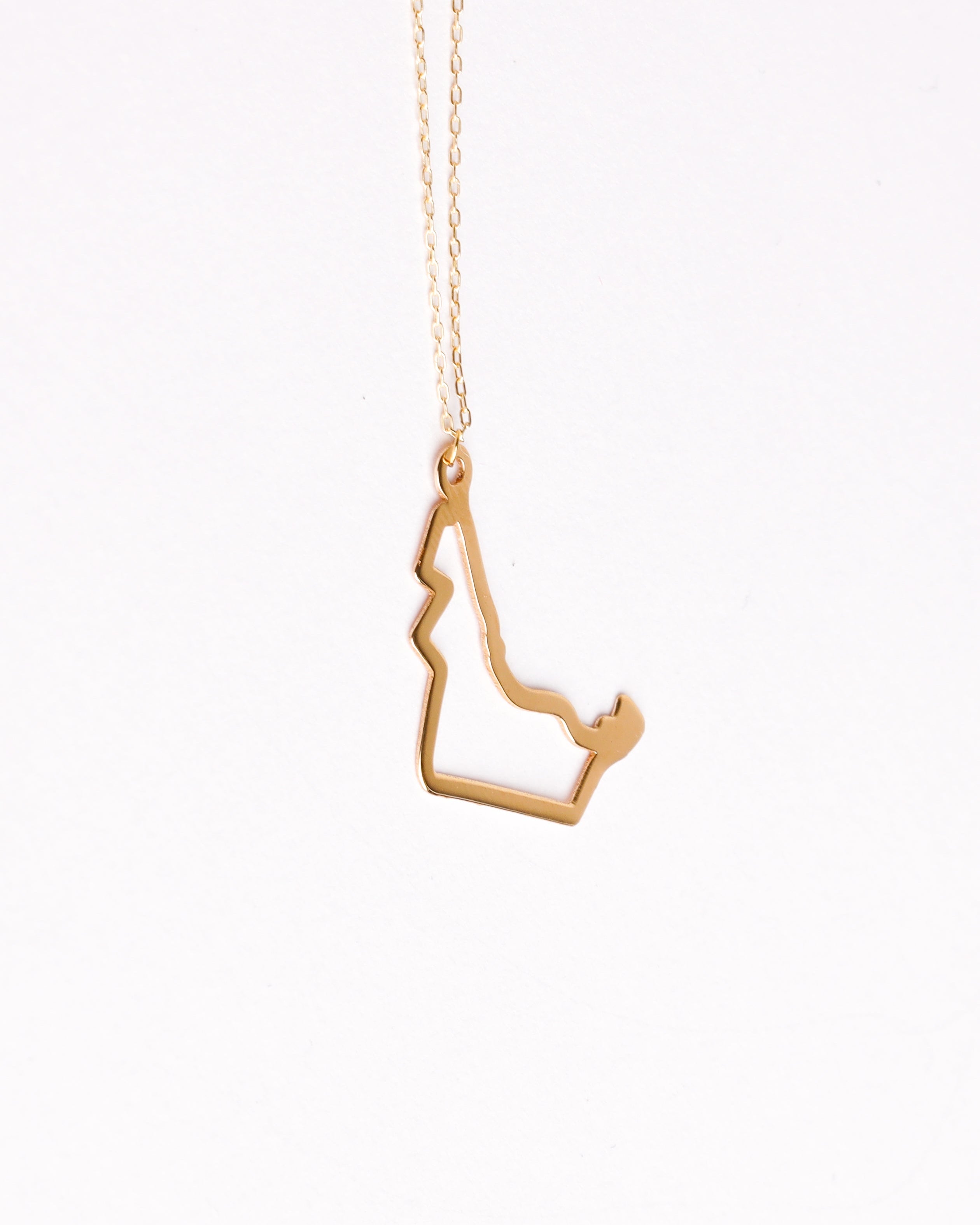 UAE Map Necklace