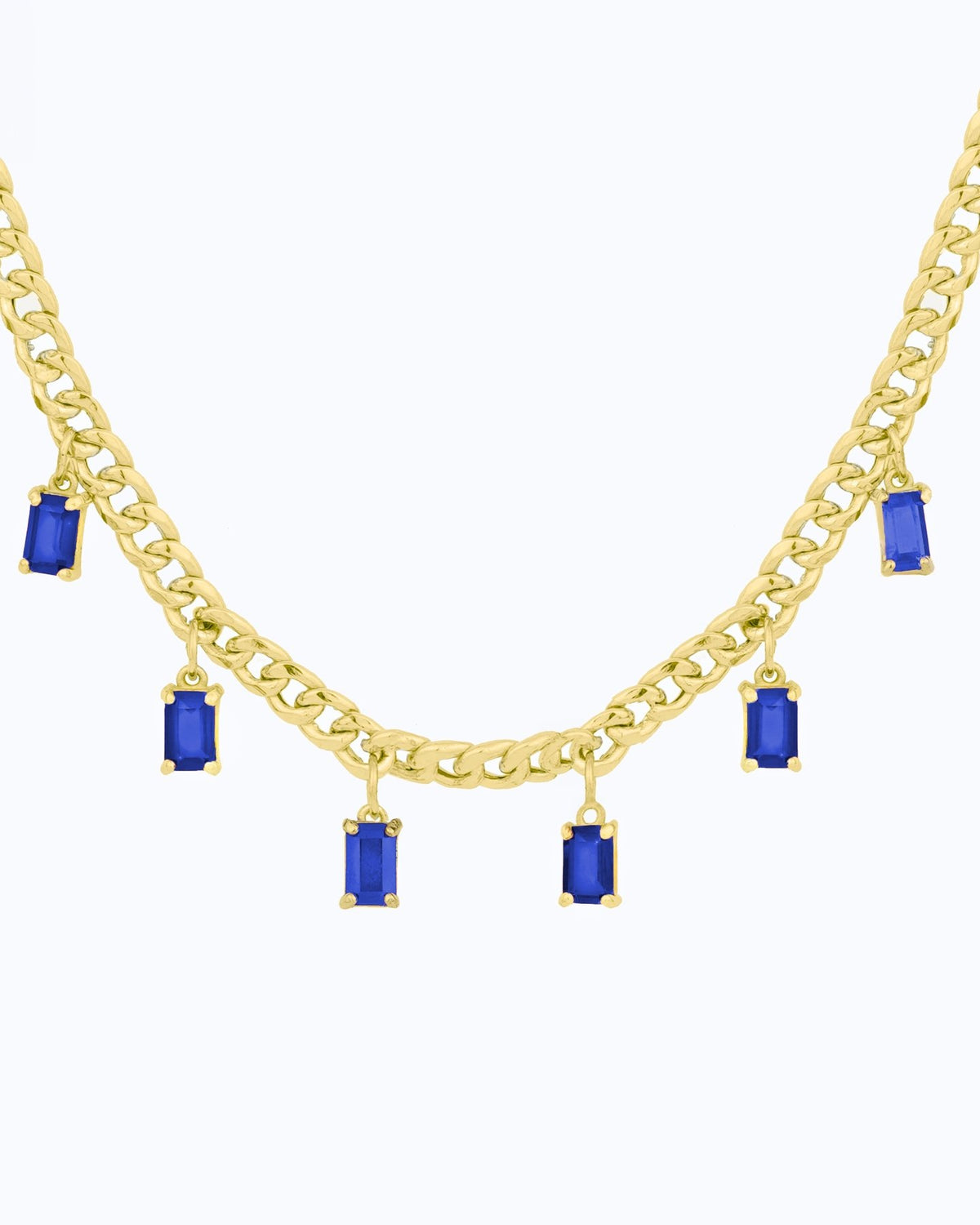Baguette Necklace - Aurel Gold