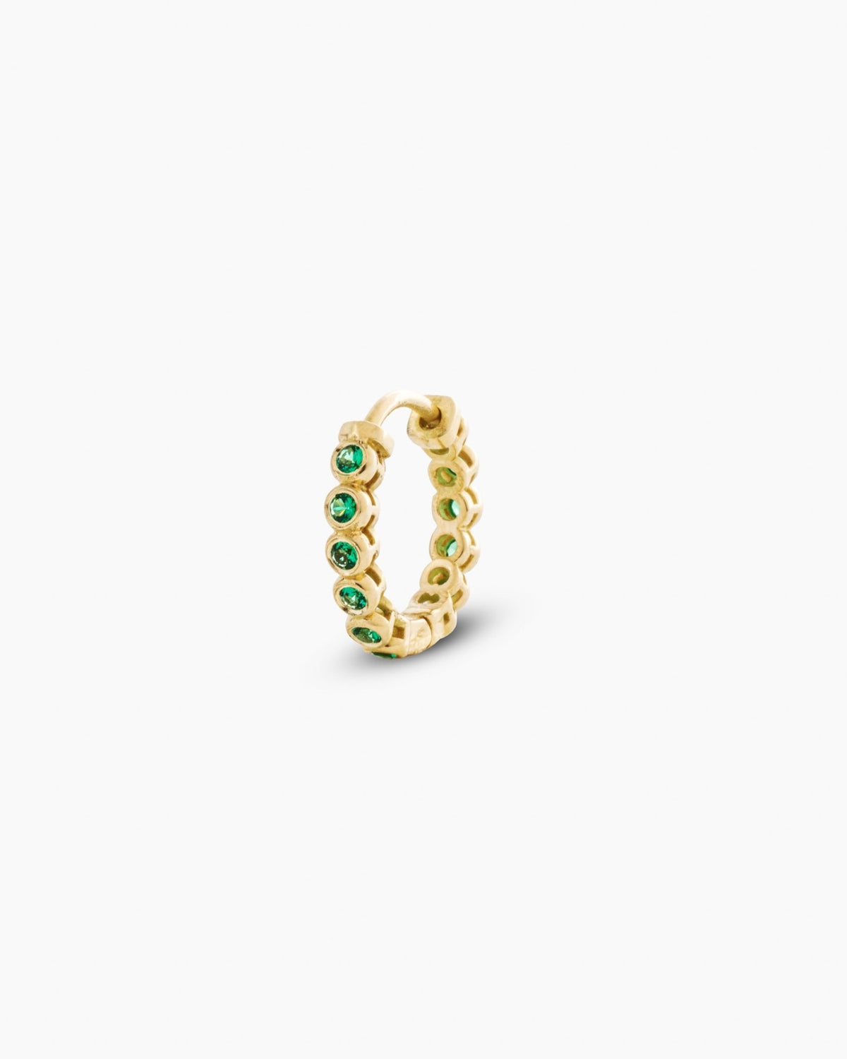 Bezel Huggie - Small - Aurel Gold