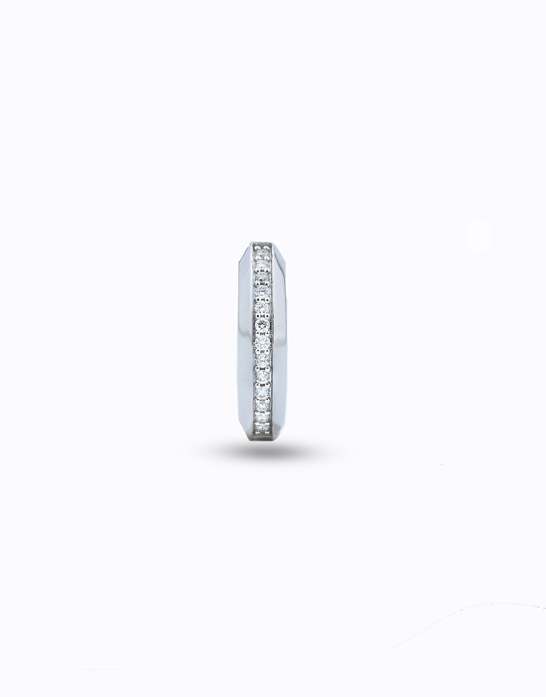 Circle Diamond Hoops - Aurel Gold