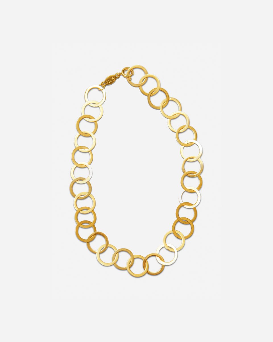 Connected Set ( Necklace + Bracelet + Ring ) - Aurel Gold