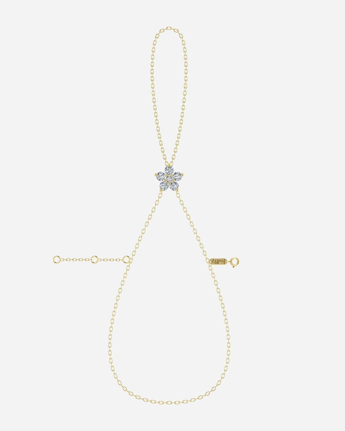 Flora Hand Chain - Aurel Gold