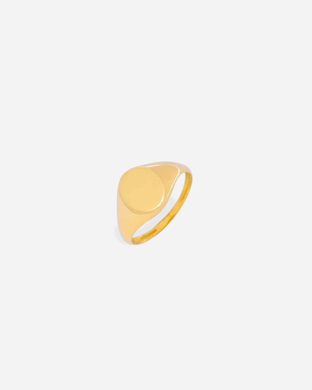 Halo Pinky Signet Ring - Aurel Gold