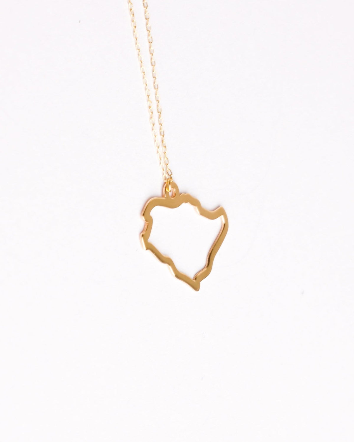 KSA Map Necklace - Aurel Gold