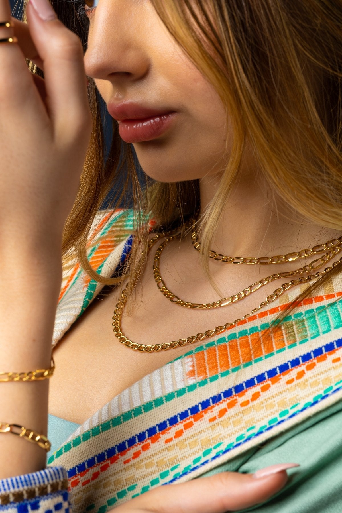 Mariner Link Necklace - Aurel Gold