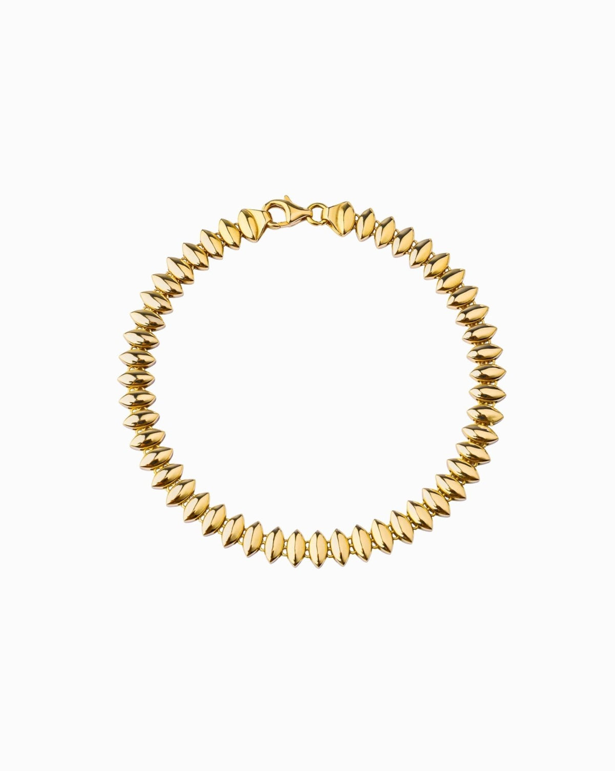 Marquise Pattern Bracelet - Aurel Gold