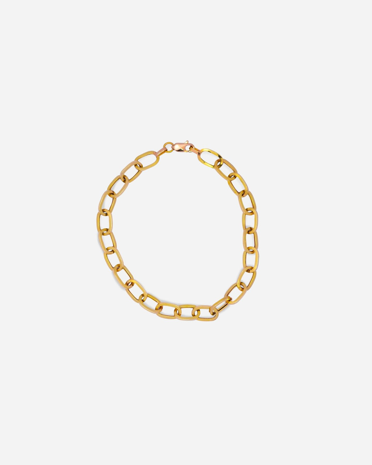 Oval Link Bracelet - Aurel Gold
