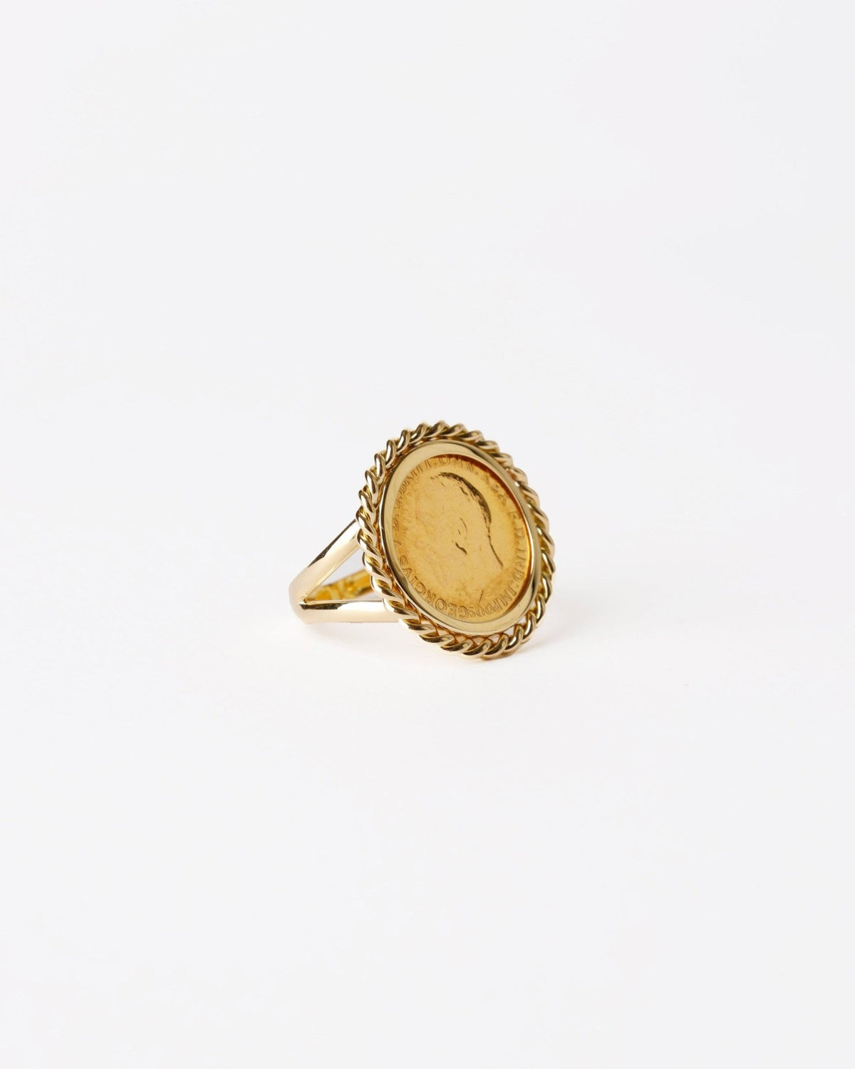 Rope Lira Ring - Aurel Gold