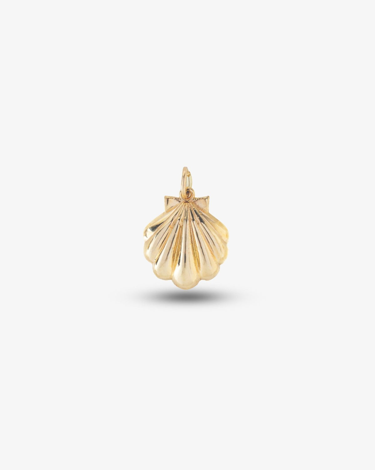 Scallop Shell Charm - Aurel Gold