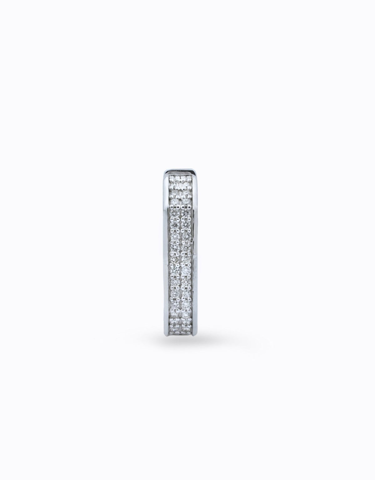 Square Diamond Hoops - Aurel Gold