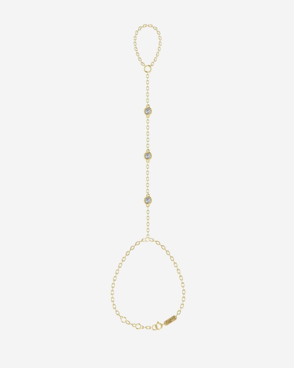 Trio Hand Chain - Aurel Gold