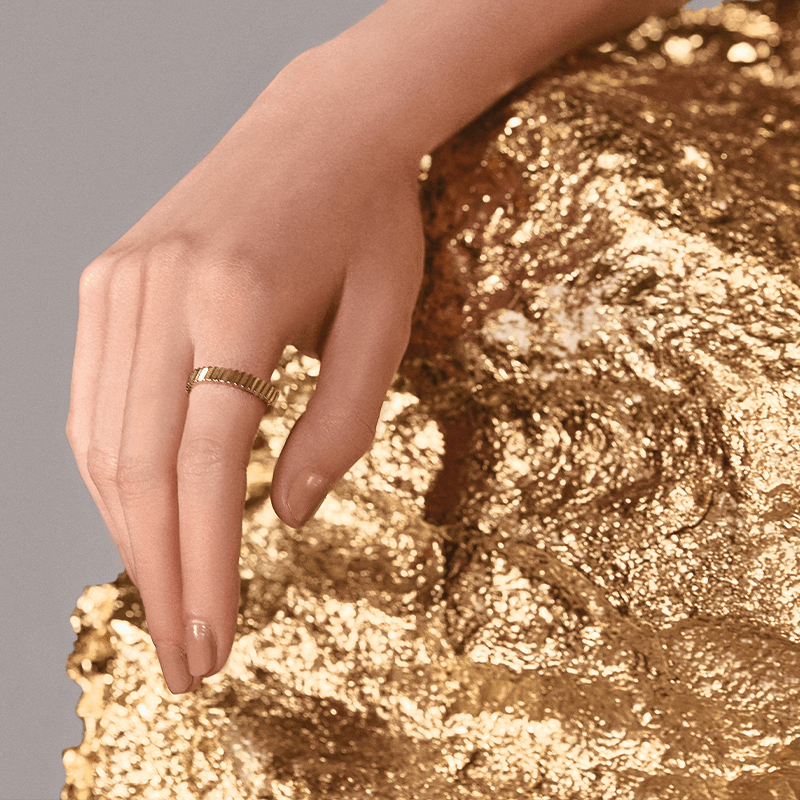 Alba Ring - Medium - Aurel Gold