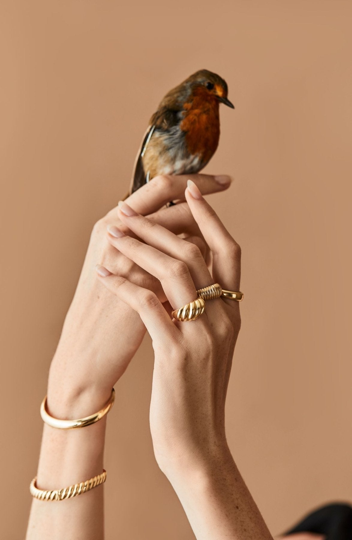 Croissant Ring - Aurel Gold
