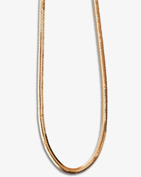 Italian Snake Necklace - Aurel Gold
