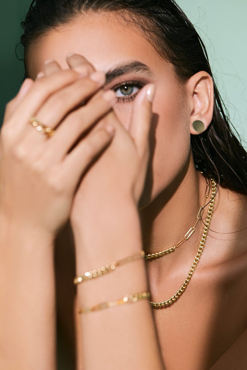 Punaise Earrings - Aurel Gold