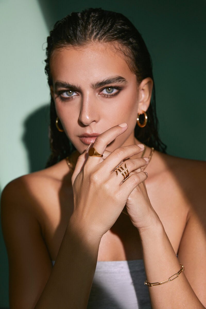 Snake Ring - Aurel Gold