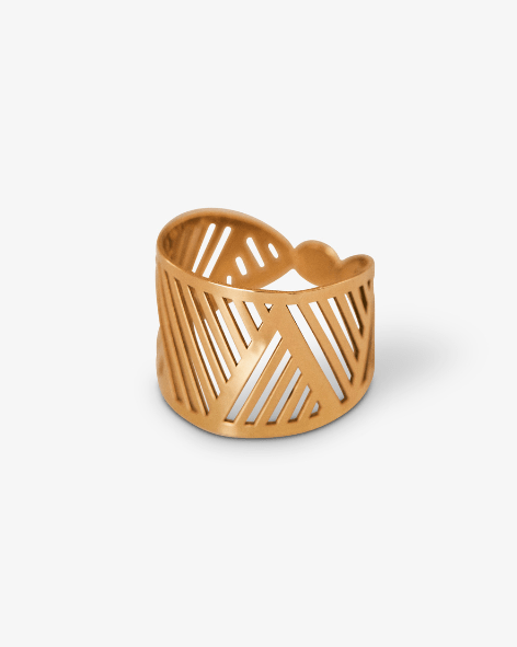 Strips Ring - Aurel Gold