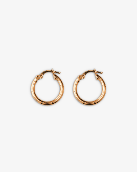 Tube Hoops - Extra Small - Aurel Gold
