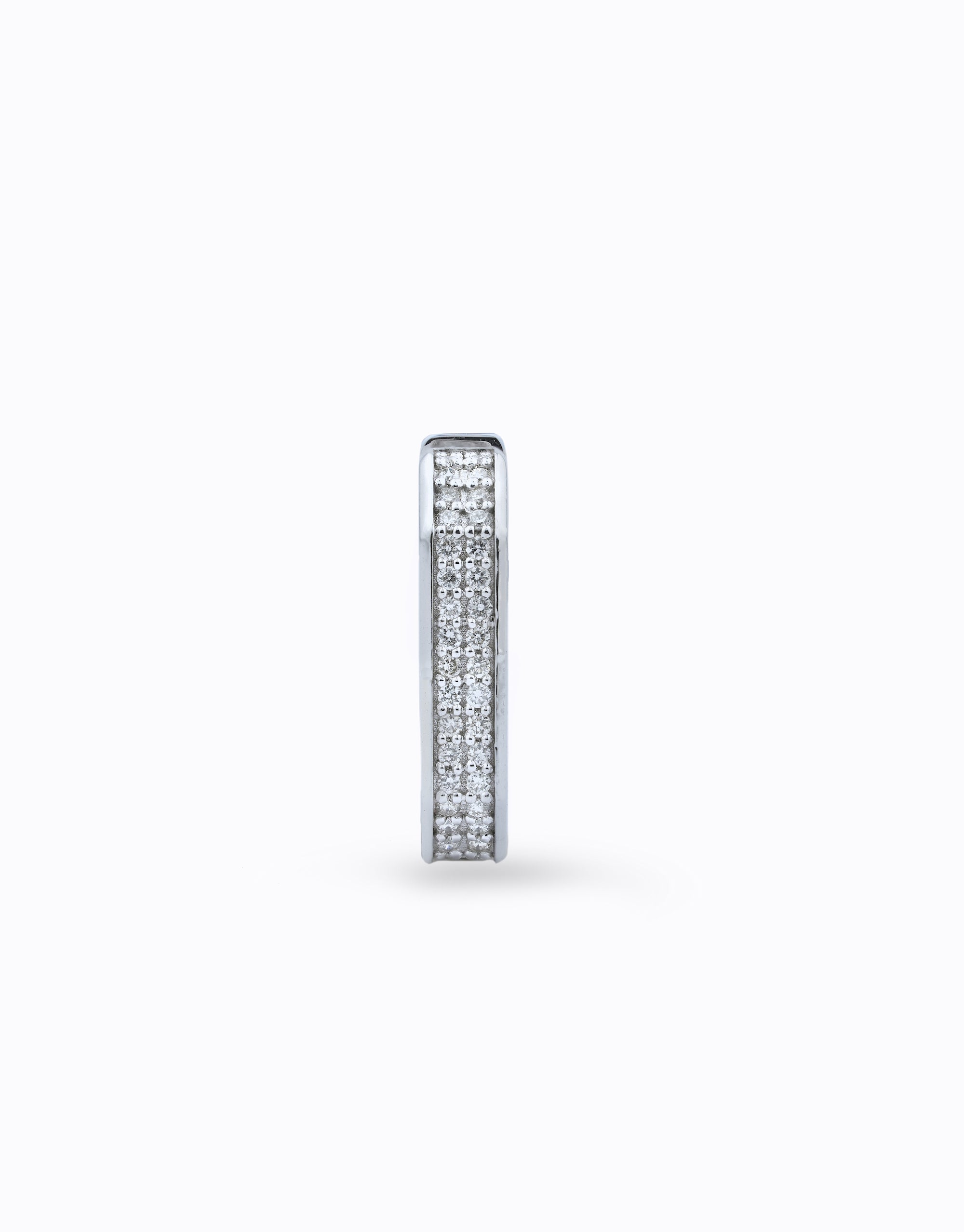 SQUARE DIAMOND HOOPS