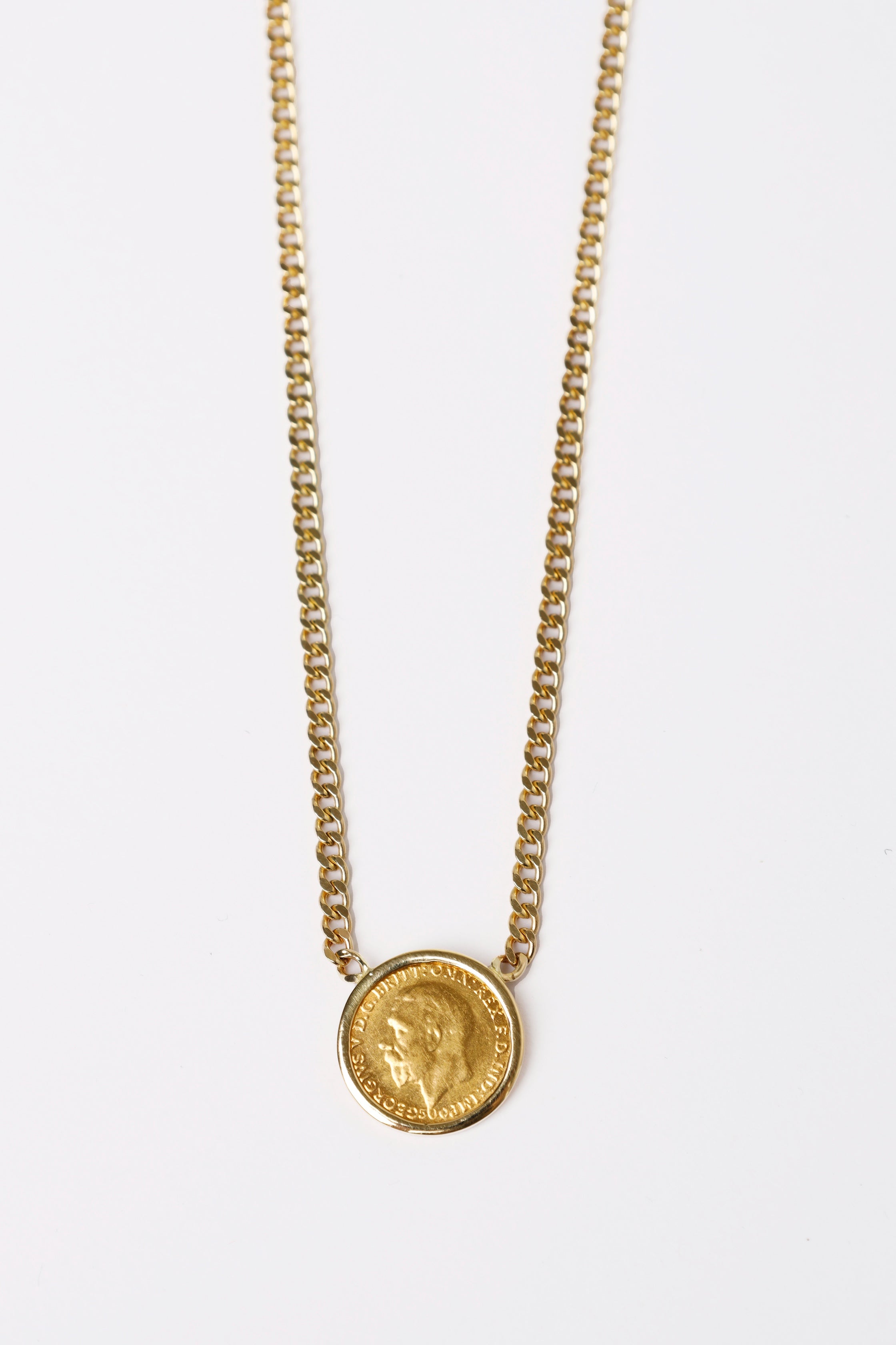 Curb Chain Lira Necklace