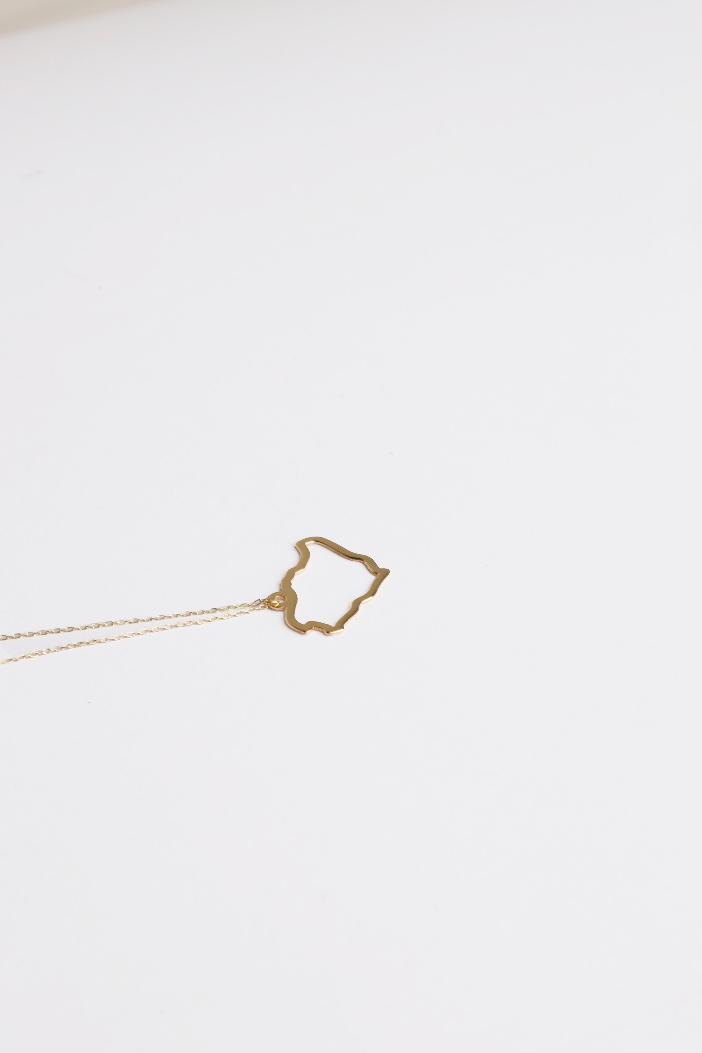 KSA Map Necklace