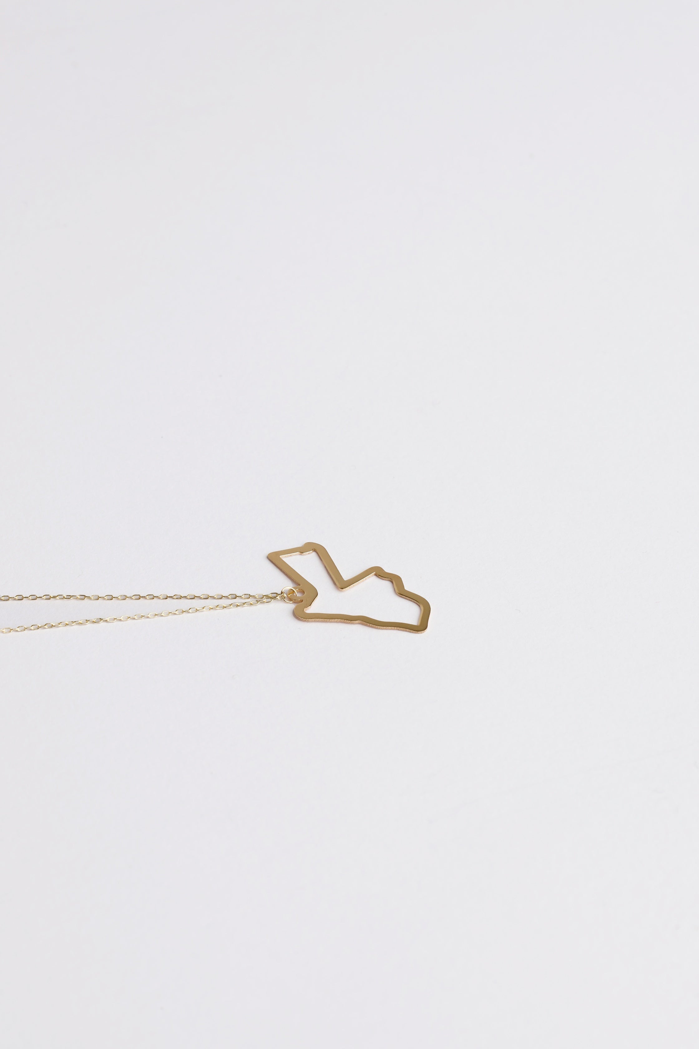 Jordan Map Necklace