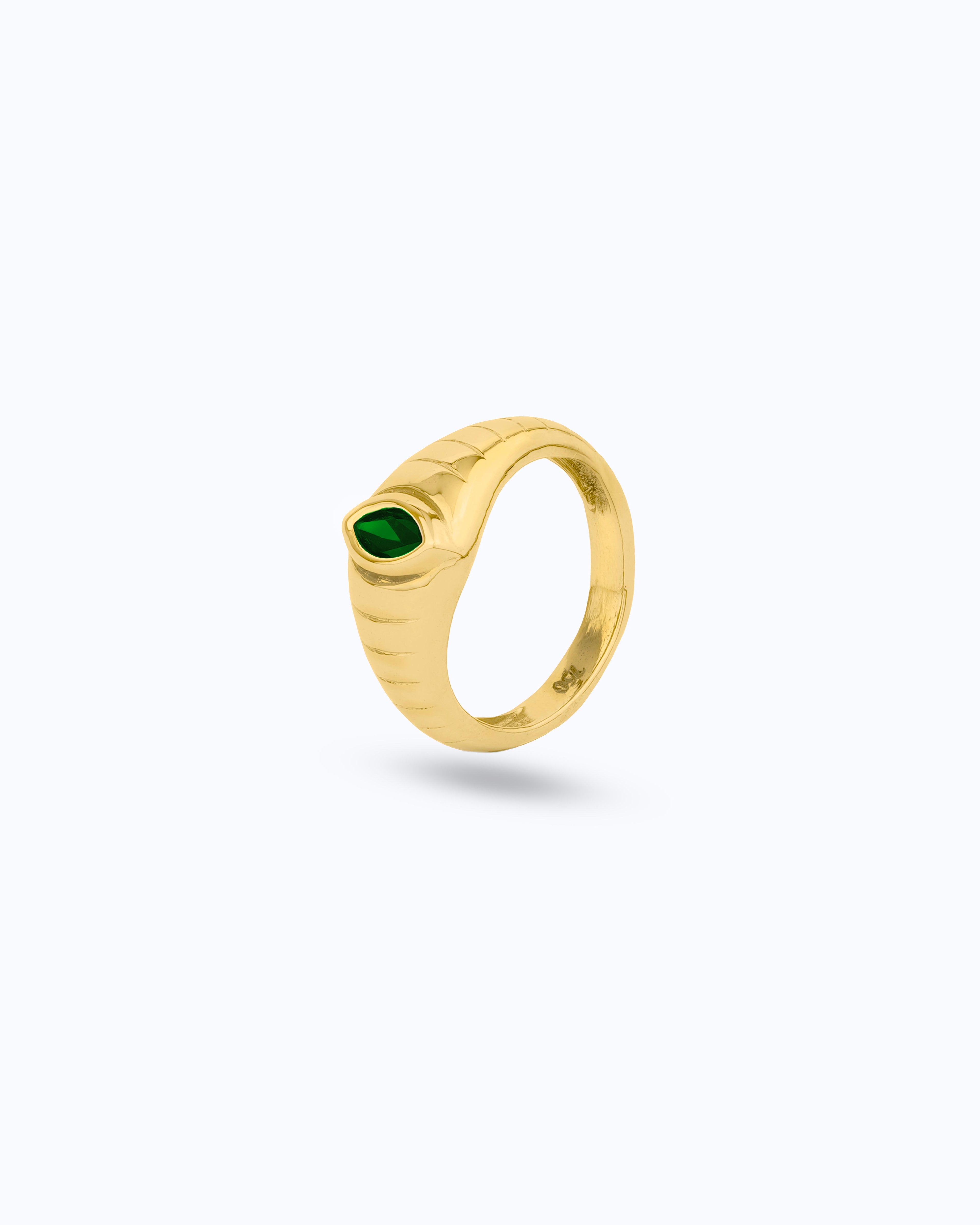 Radiant Marquise Ring - Emerald