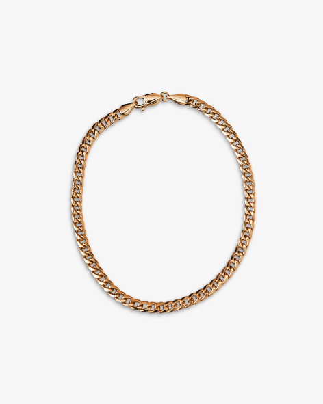 Curb Chain Set - Thin ( Necklace + Bracelet )