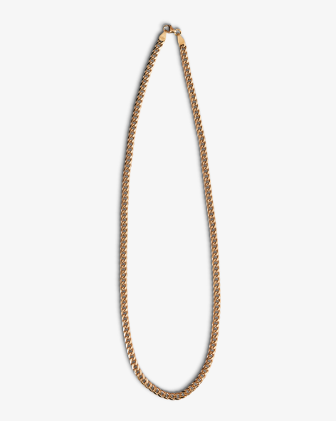 Curb Chain Set - Thin ( Necklace + Bracelet )