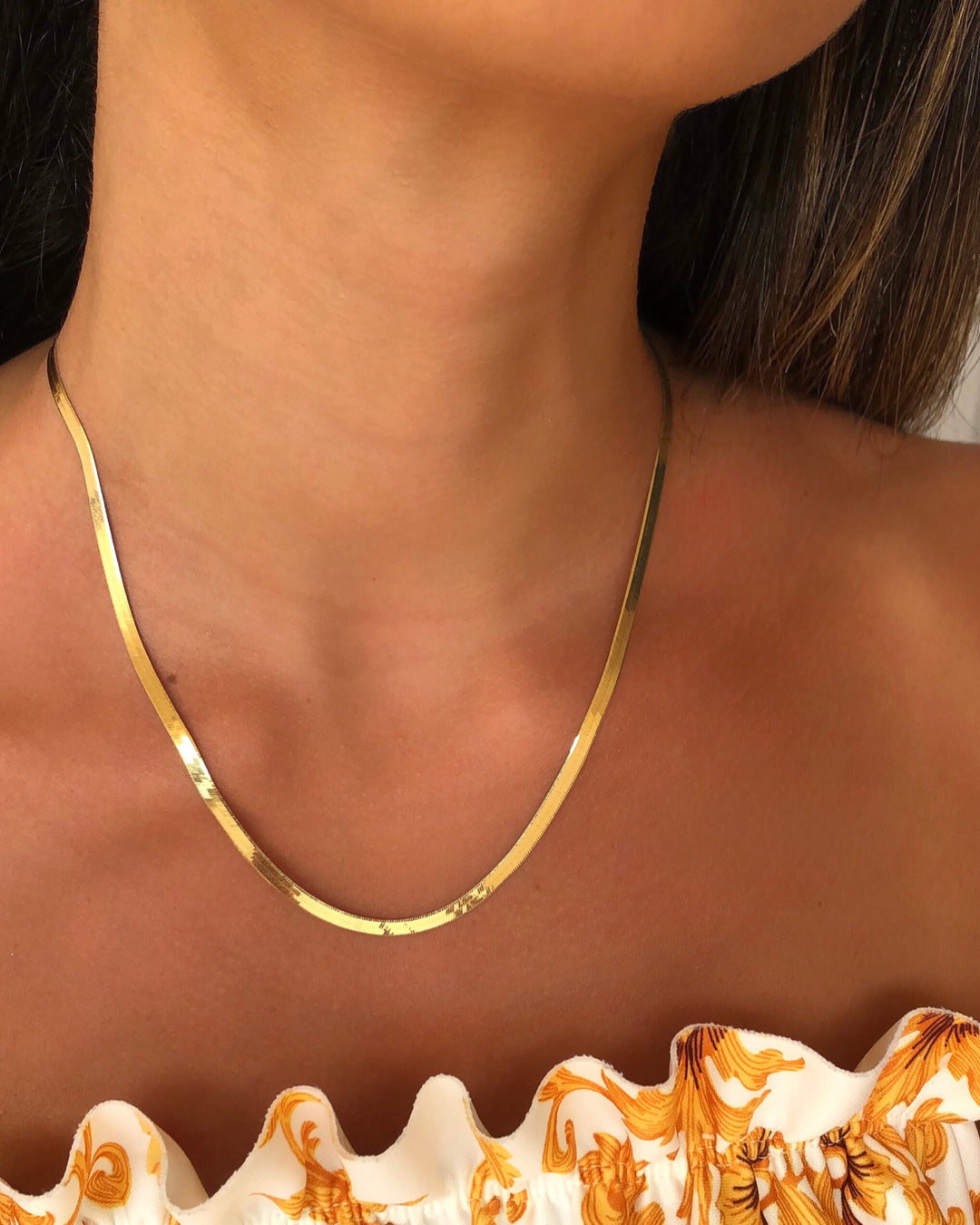 Herringbone Chain Necklace