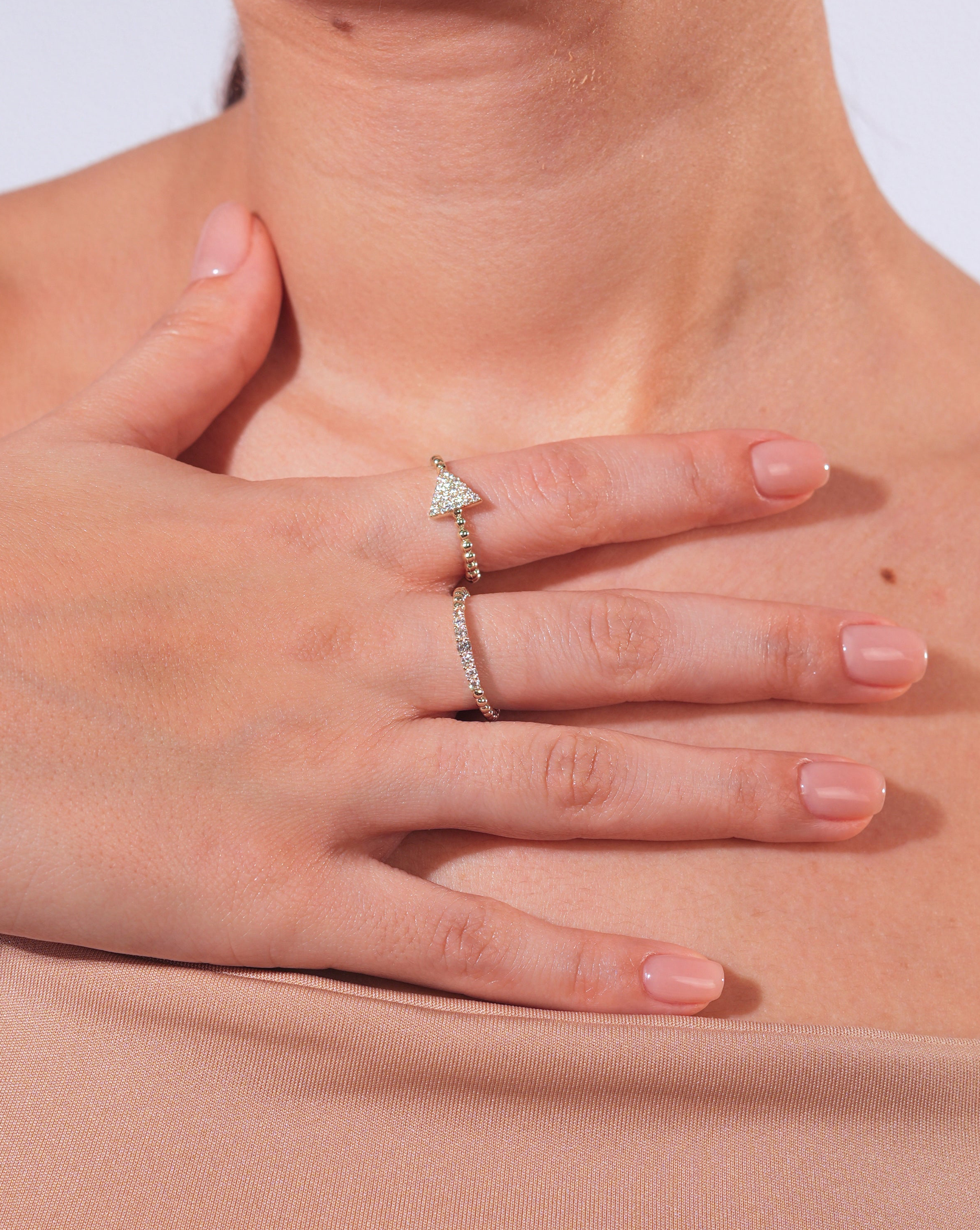 Petite Pavé Diamond Cloud Ring