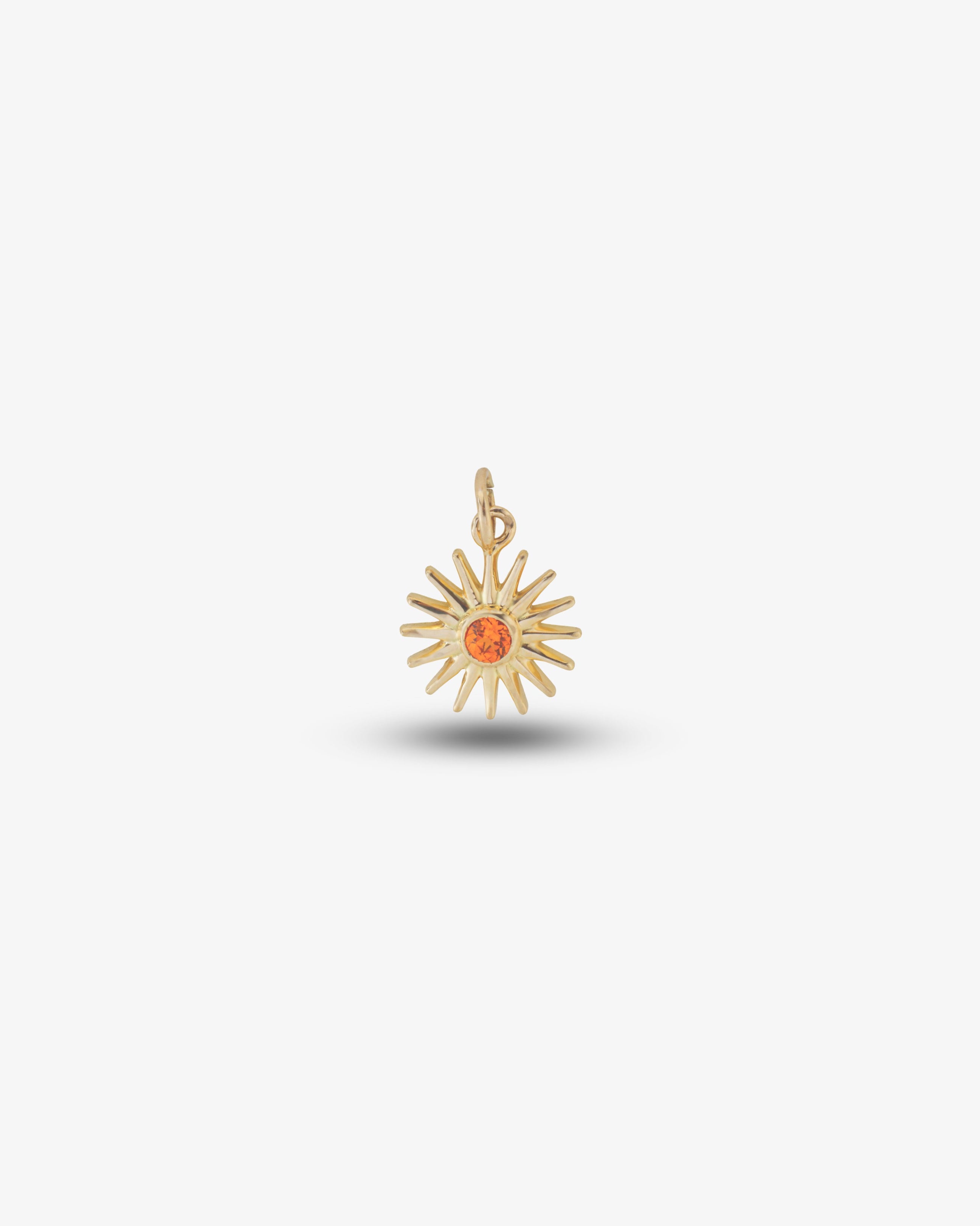 Sunburst Citrine Charm