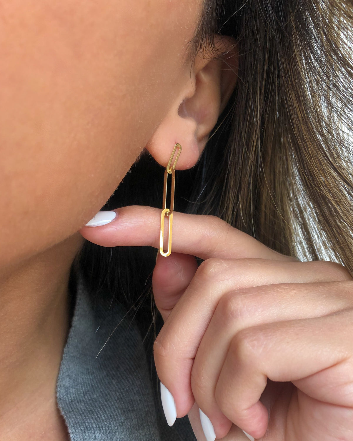 Paperclip Earrings