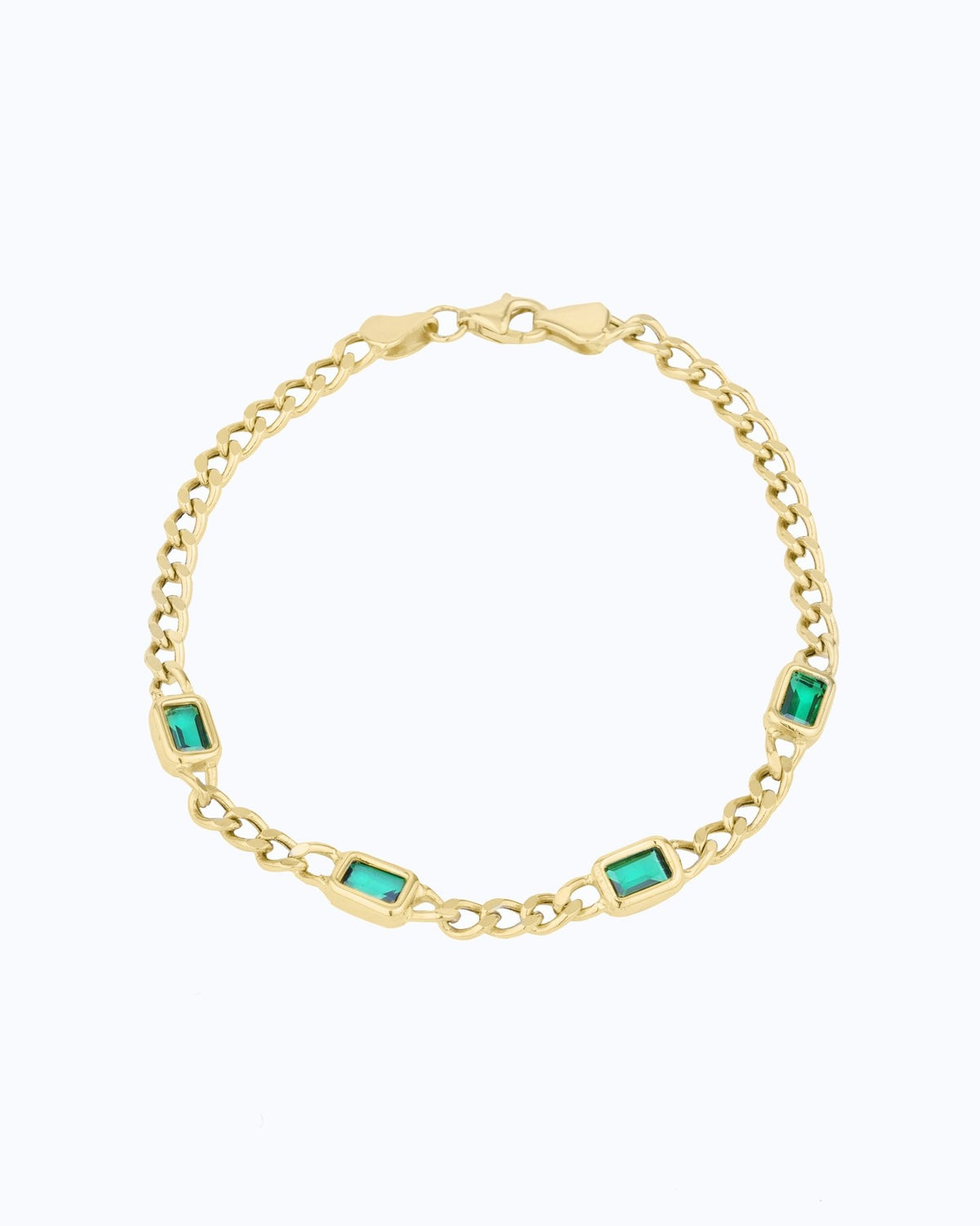 Baguette Bracelet - Aurel Gold
