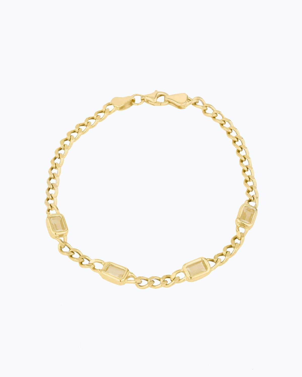 Baguette Bracelet - Aurel Gold