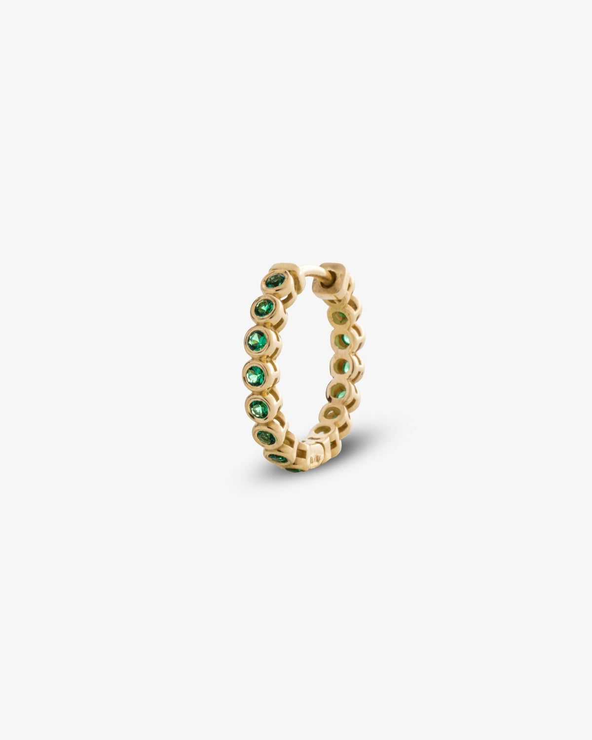 Bezel Huggie - Medium - Aurel Gold