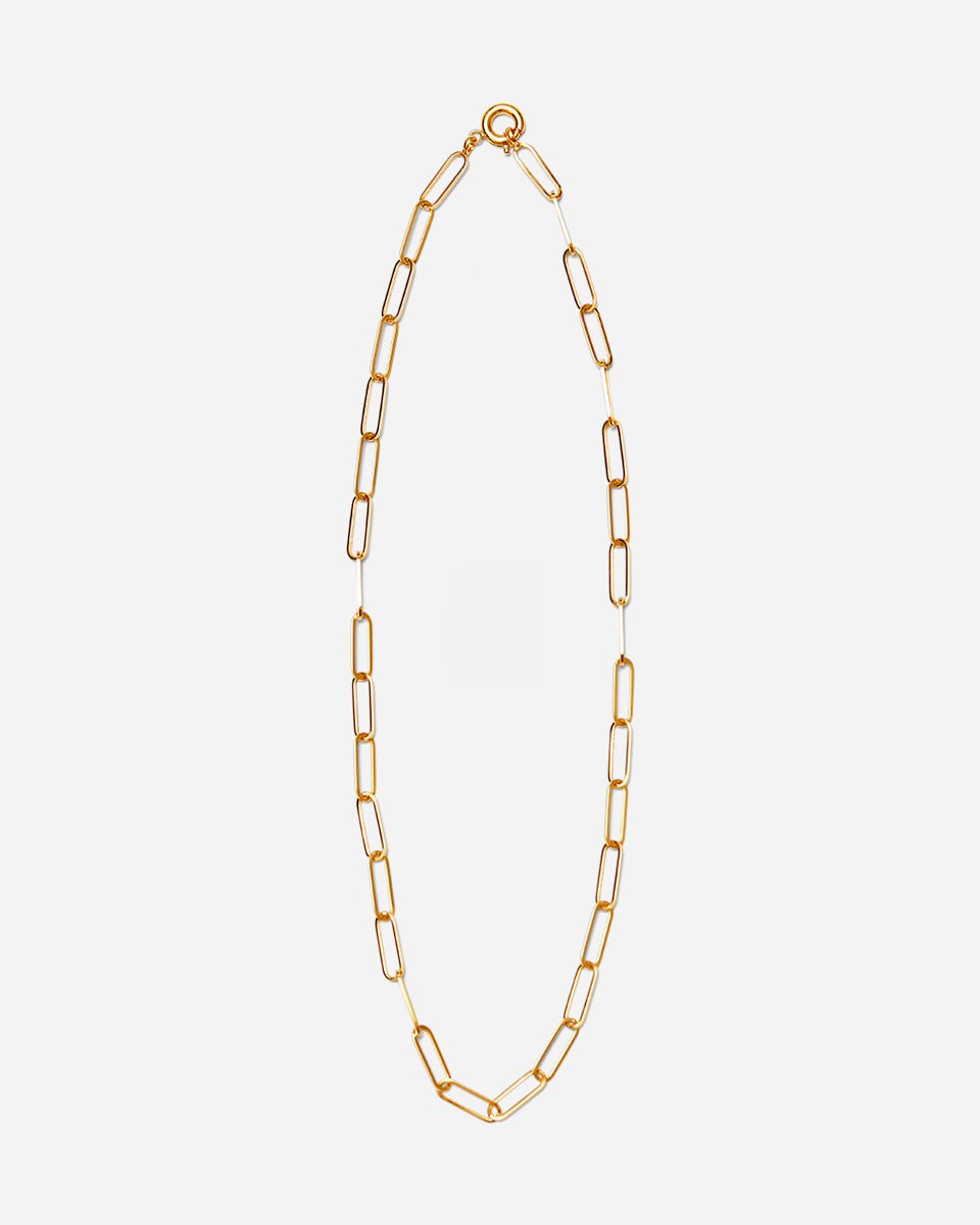 Bold Link Set ( Necklace + Bracelet ) - Aurel Gold