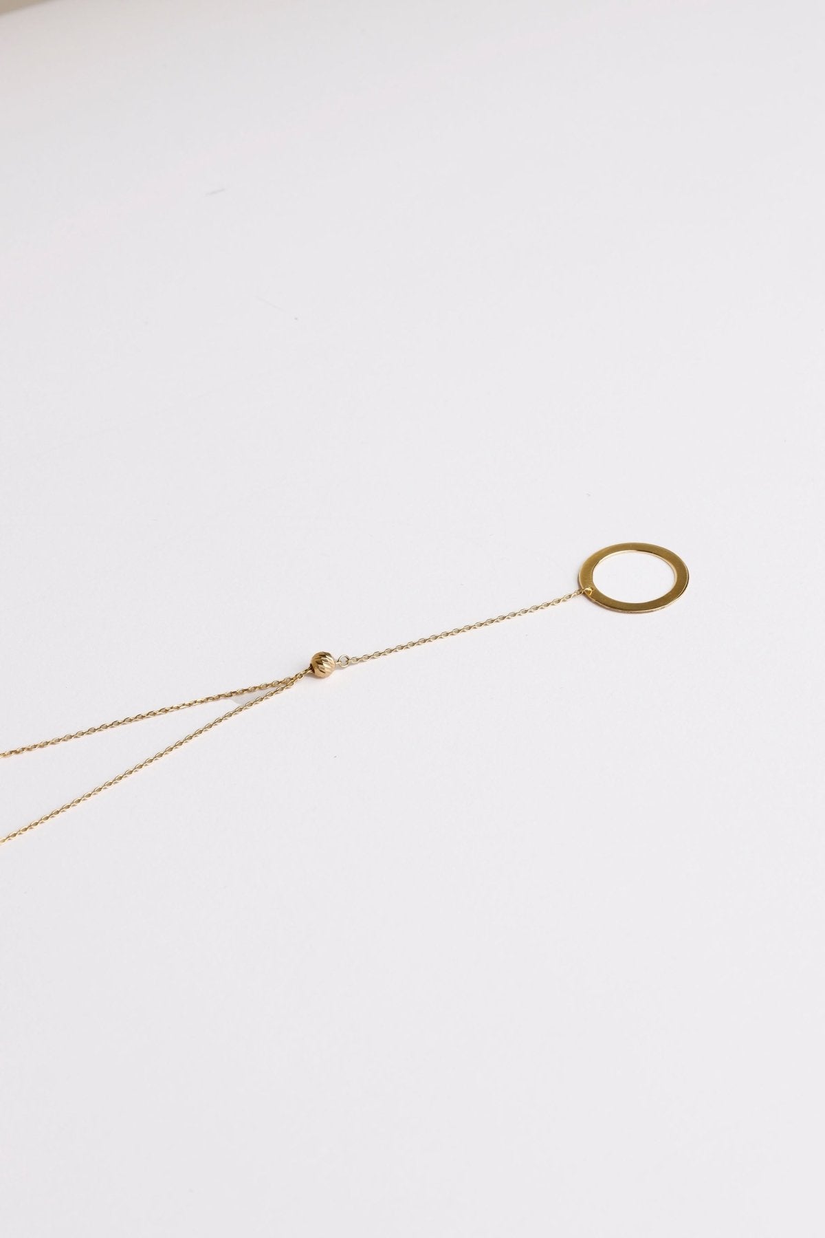 Circle Layered Necklace - Aurel Gold