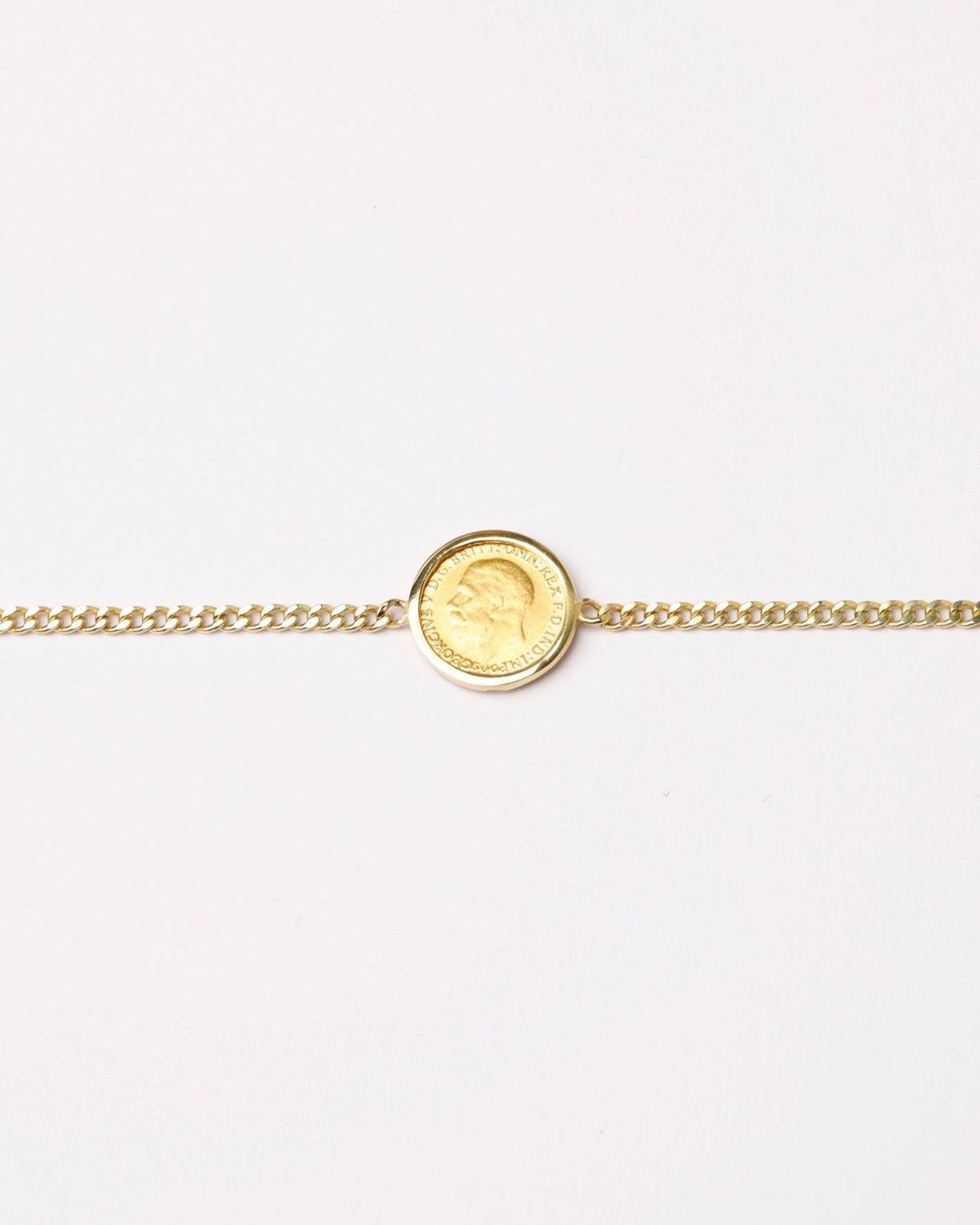 Curb Chain Lira Bracelet - Aurel Gold