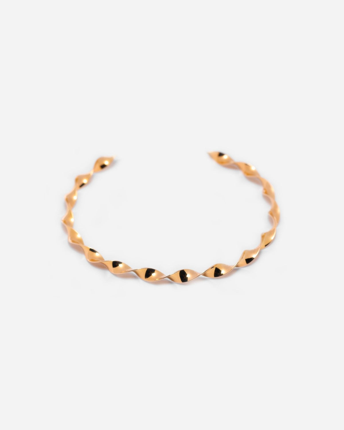 Curled Bangle - Aurel Gold