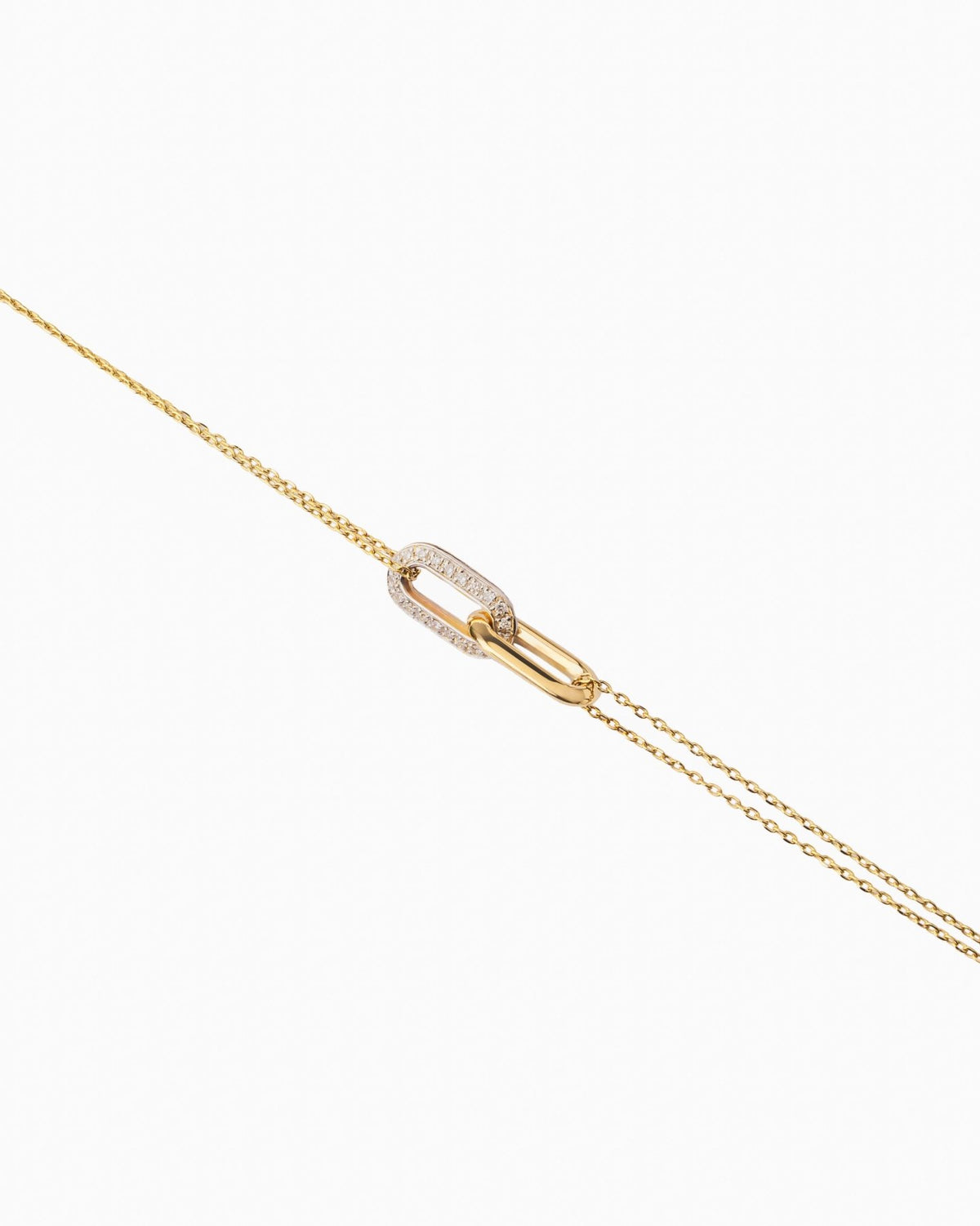 Diamond Duality Bracelet - Aurel Gold