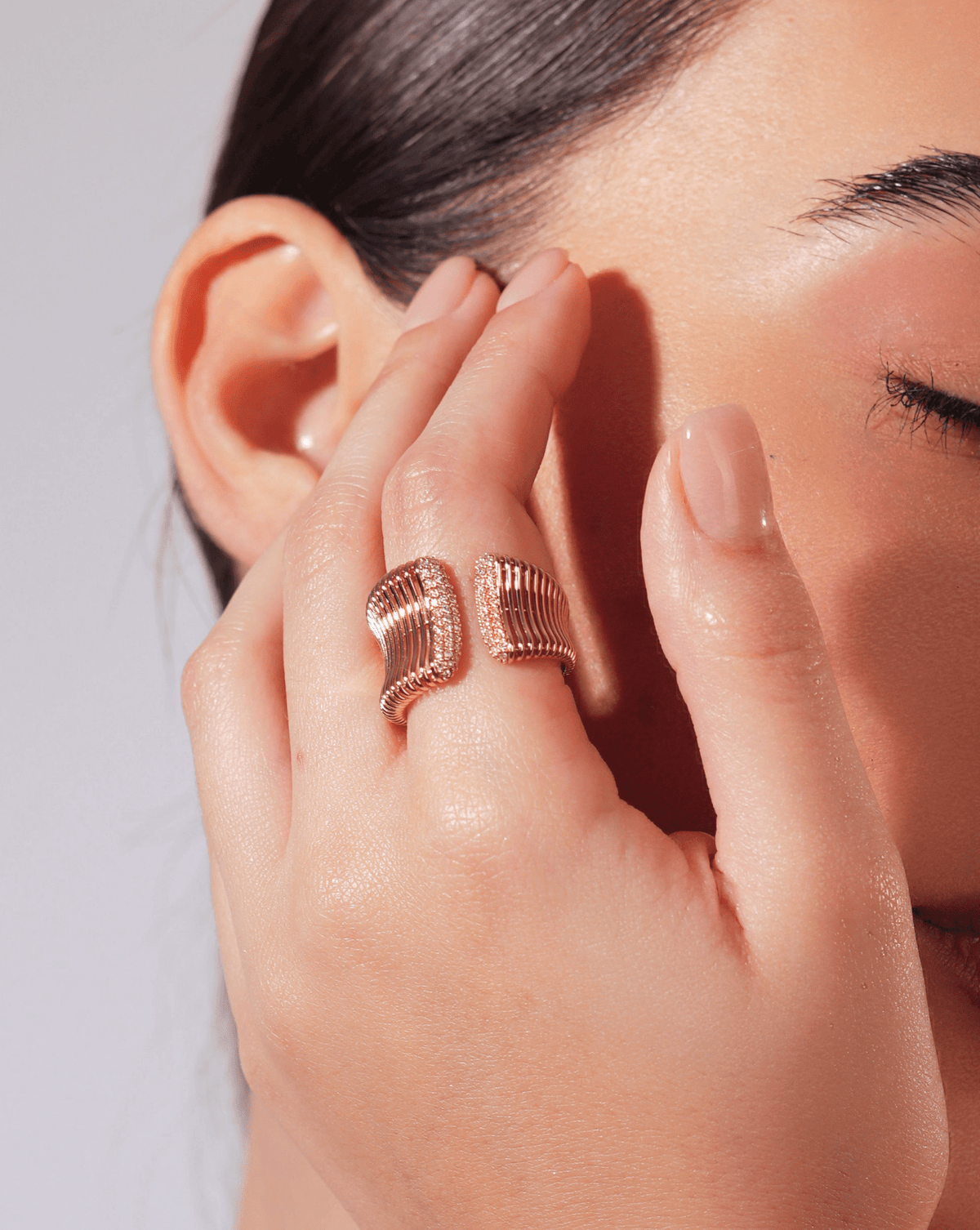 Diamond Statement Ring - Aurel Gold