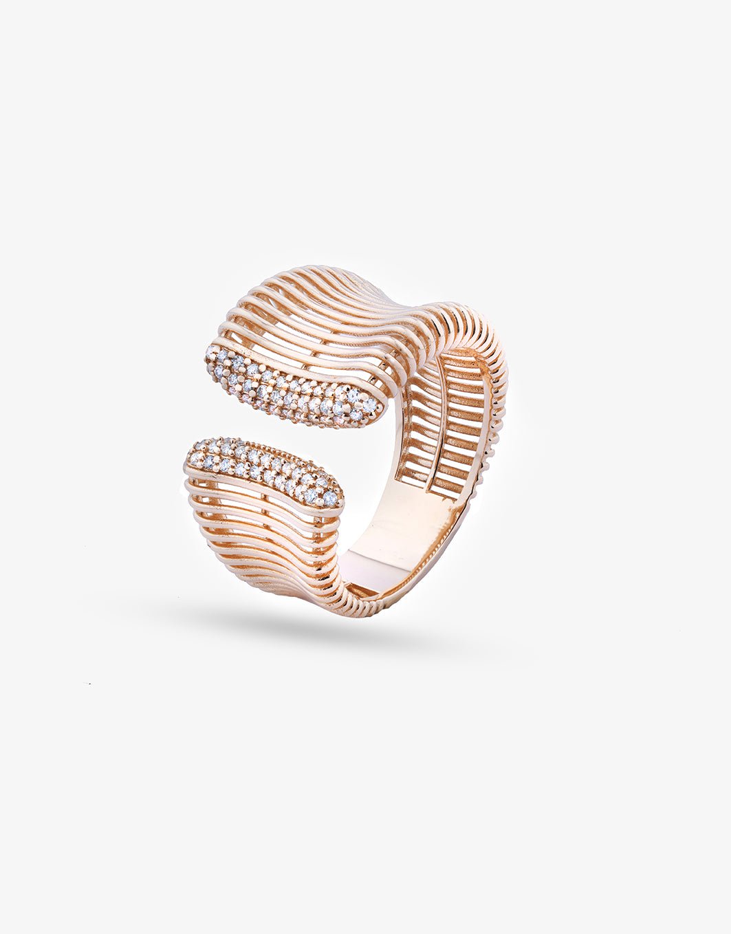 Diamond Statement Ring - Aurel Gold