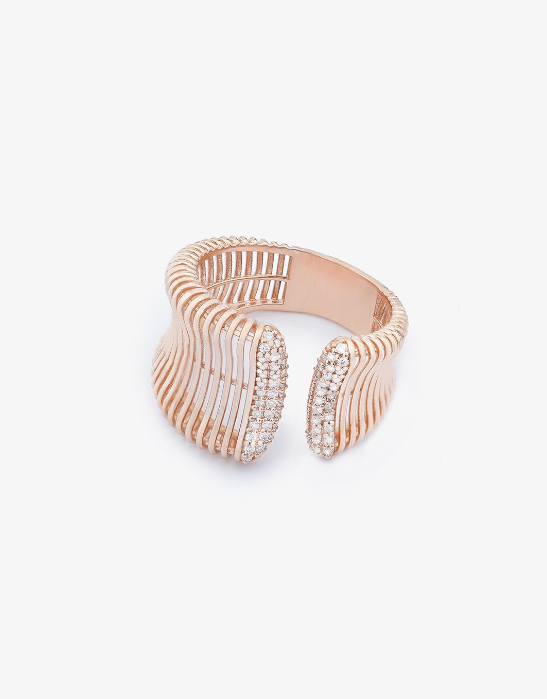 Diamond Statement Ring - Aurel Gold