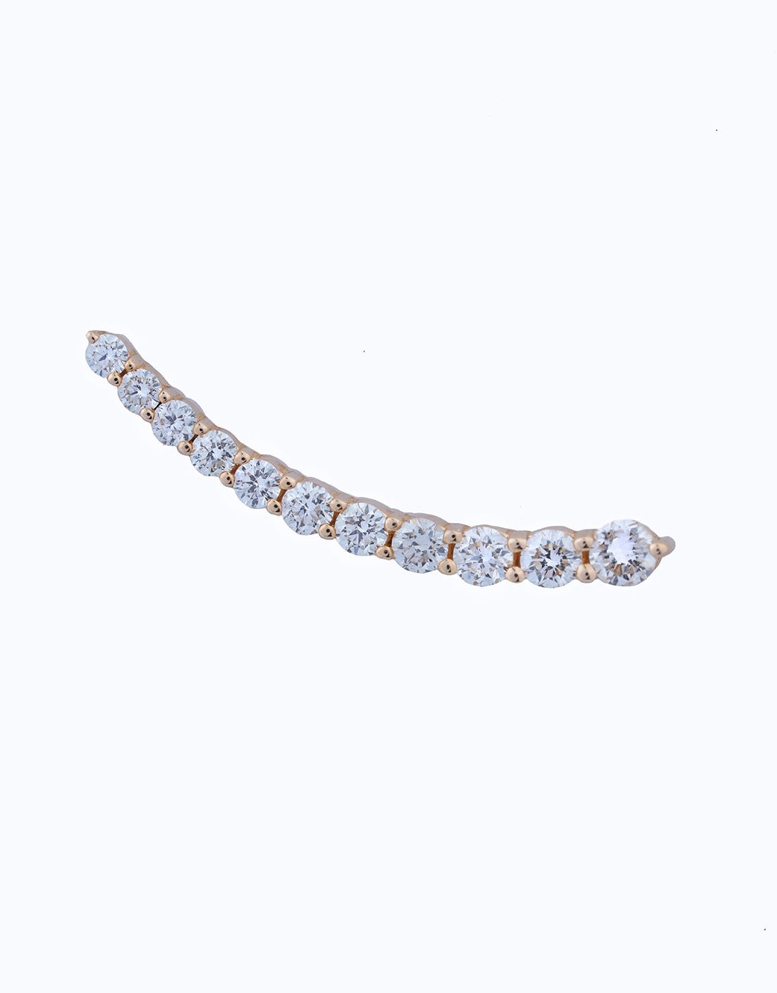 Graduated Diamond Earring - Aurel Gold