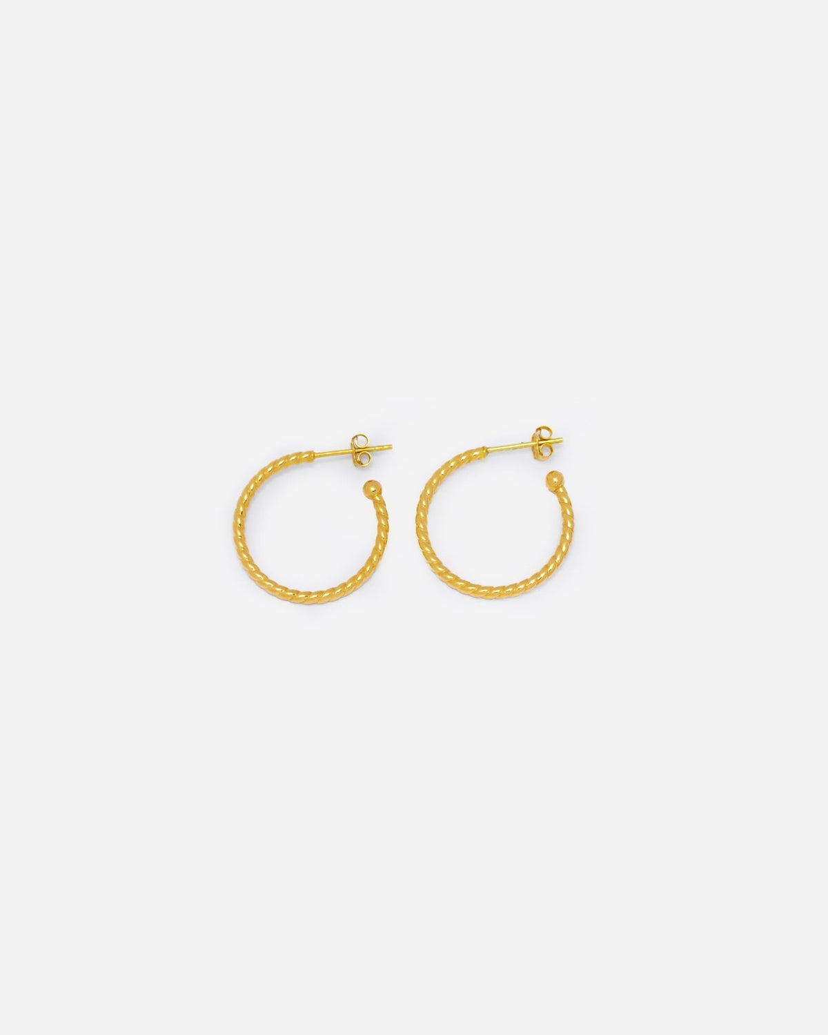 Helix Loop Earrings - Aurel Gold