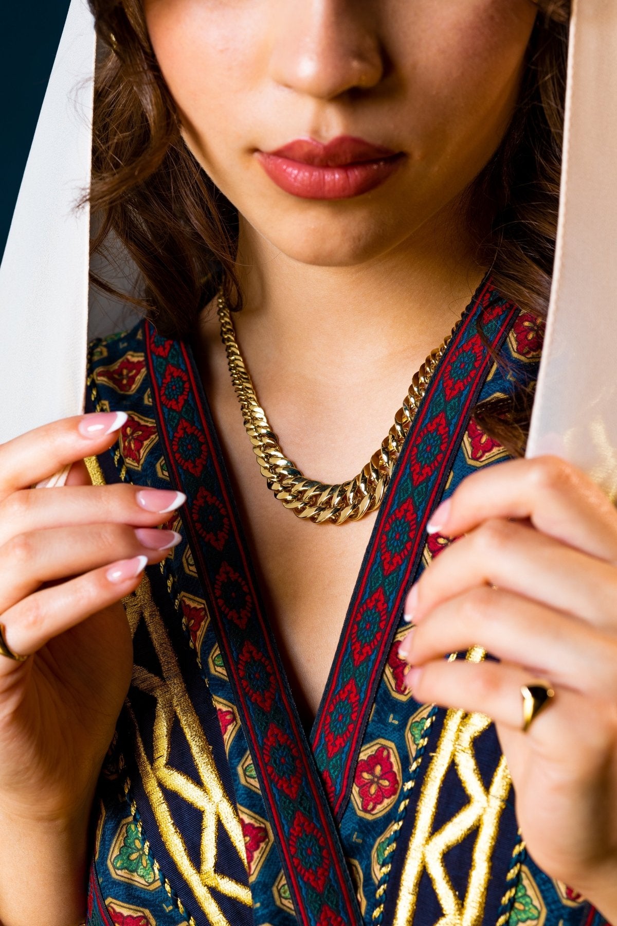 Leila Chain Necklace - Aurel Gold