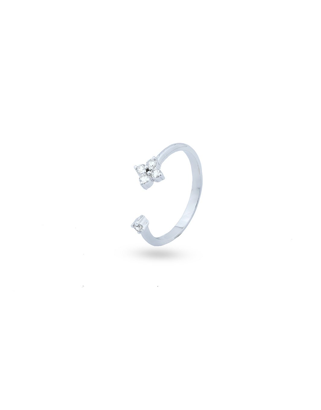 Lotus Diamond Ring - Aurel Gold