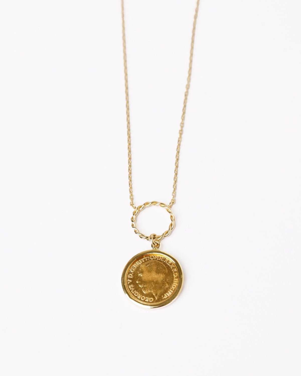 Lustrous Lira Necklace - Aurel Gold