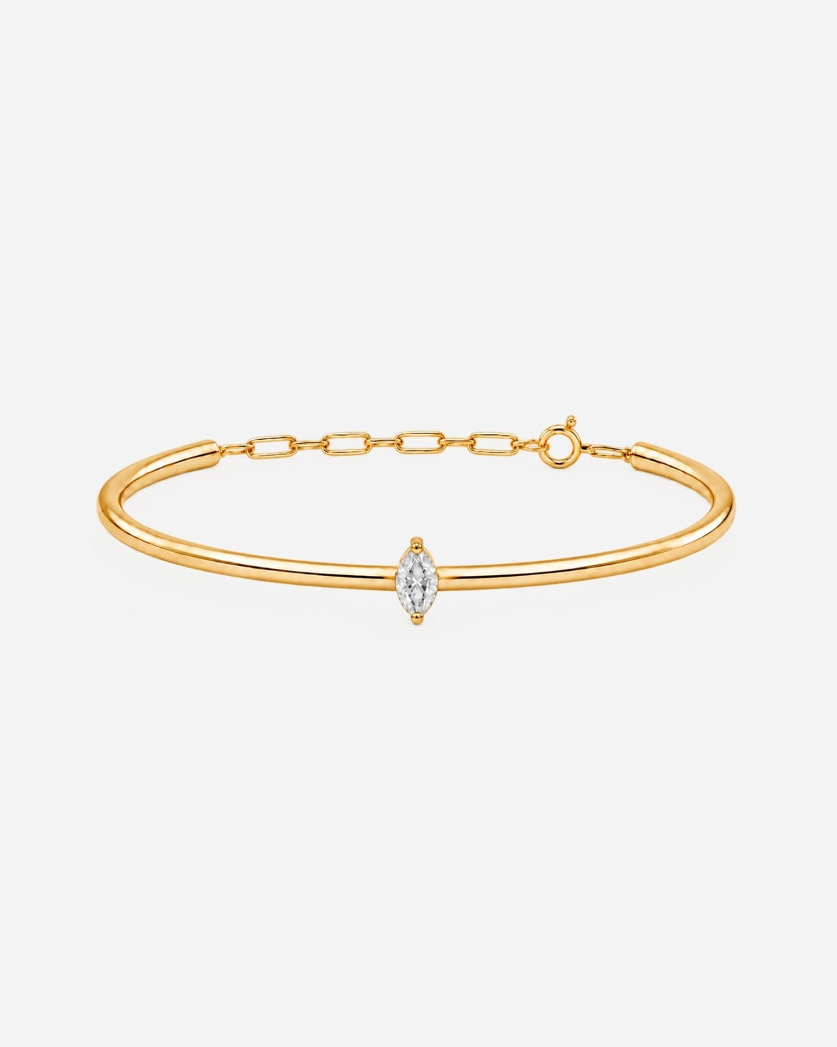 Marquise Bangle - Aurel Gold